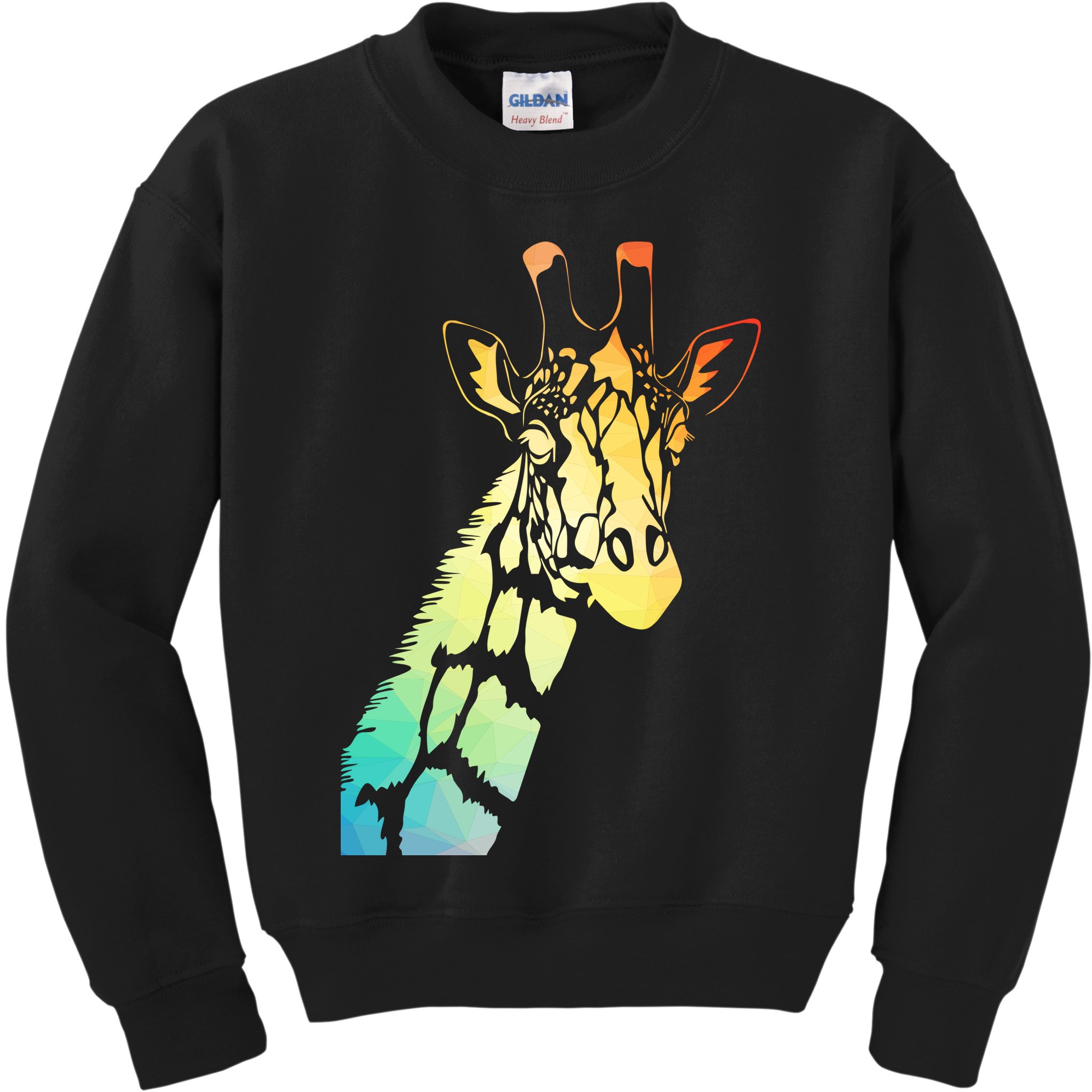 Colorful Giraffe Kids Sweatshirt
