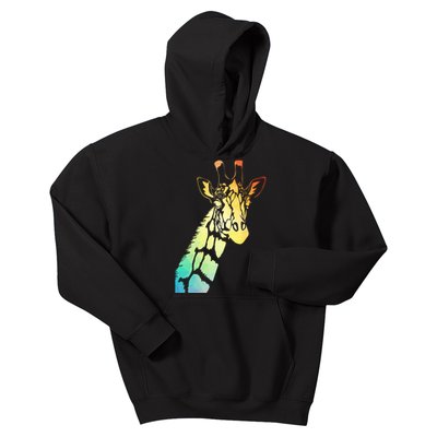 Colorful Giraffe Kids Hoodie