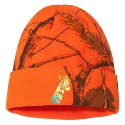 Colorful Giraffe Kati Licensed 12" Camo Beanie