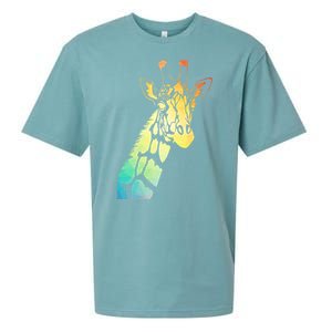 Colorful Giraffe Sueded Cloud Jersey T-Shirt