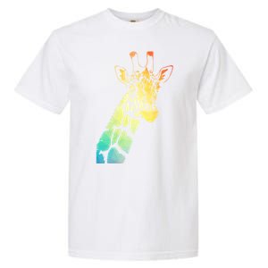 Colorful Giraffe Garment-Dyed Heavyweight T-Shirt