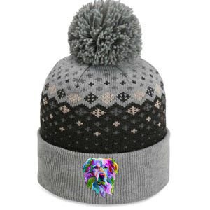 Colorful Golden Retriever The Baniff Cuffed Pom Beanie