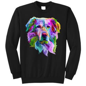 Colorful Golden Retriever Sweatshirt