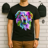 Colorful Golden Retriever T-Shirt