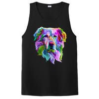 Colorful Golden Retriever PosiCharge Competitor Tank