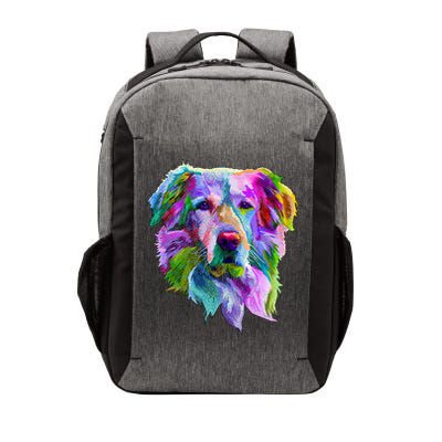 Colorful Golden Retriever Vector Backpack