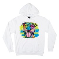 Colorful Happy Pitbull Hoodie