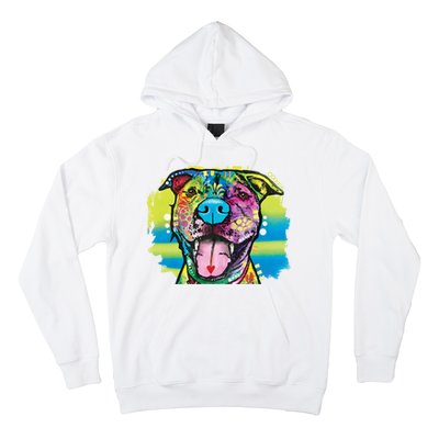 Colorful Happy Pitbull Hoodie