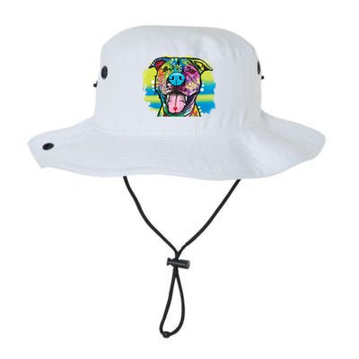 Colorful Happy Pitbull Legacy Cool Fit Booney Bucket Hat