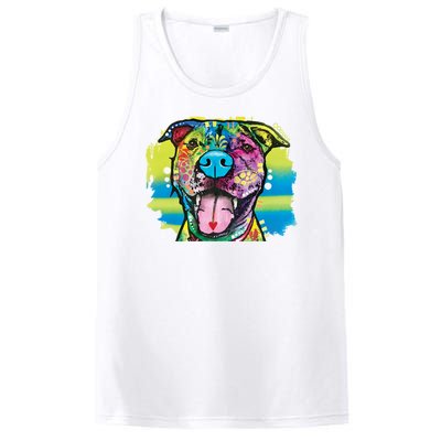 Colorful Happy Pitbull PosiCharge Competitor Tank