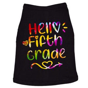 Colorful Hello Fifth Grade Doggie Tank