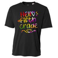 Colorful Hello Fifth Grade Cooling Performance Crew T-Shirt