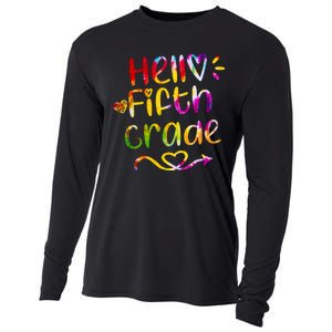 Colorful Hello Fifth Grade Cooling Performance Long Sleeve Crew