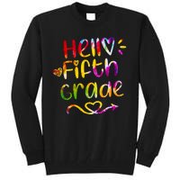 Colorful Hello Fifth Grade Tall Sweatshirt