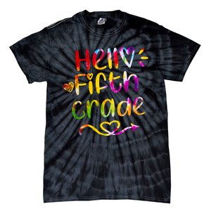 Colorful Hello Fifth Grade Tie-Dye T-Shirt