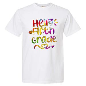 Colorful Hello Fifth Grade Garment-Dyed Heavyweight T-Shirt