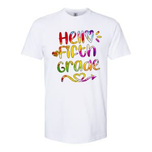 Colorful Hello Fifth Grade Softstyle CVC T-Shirt