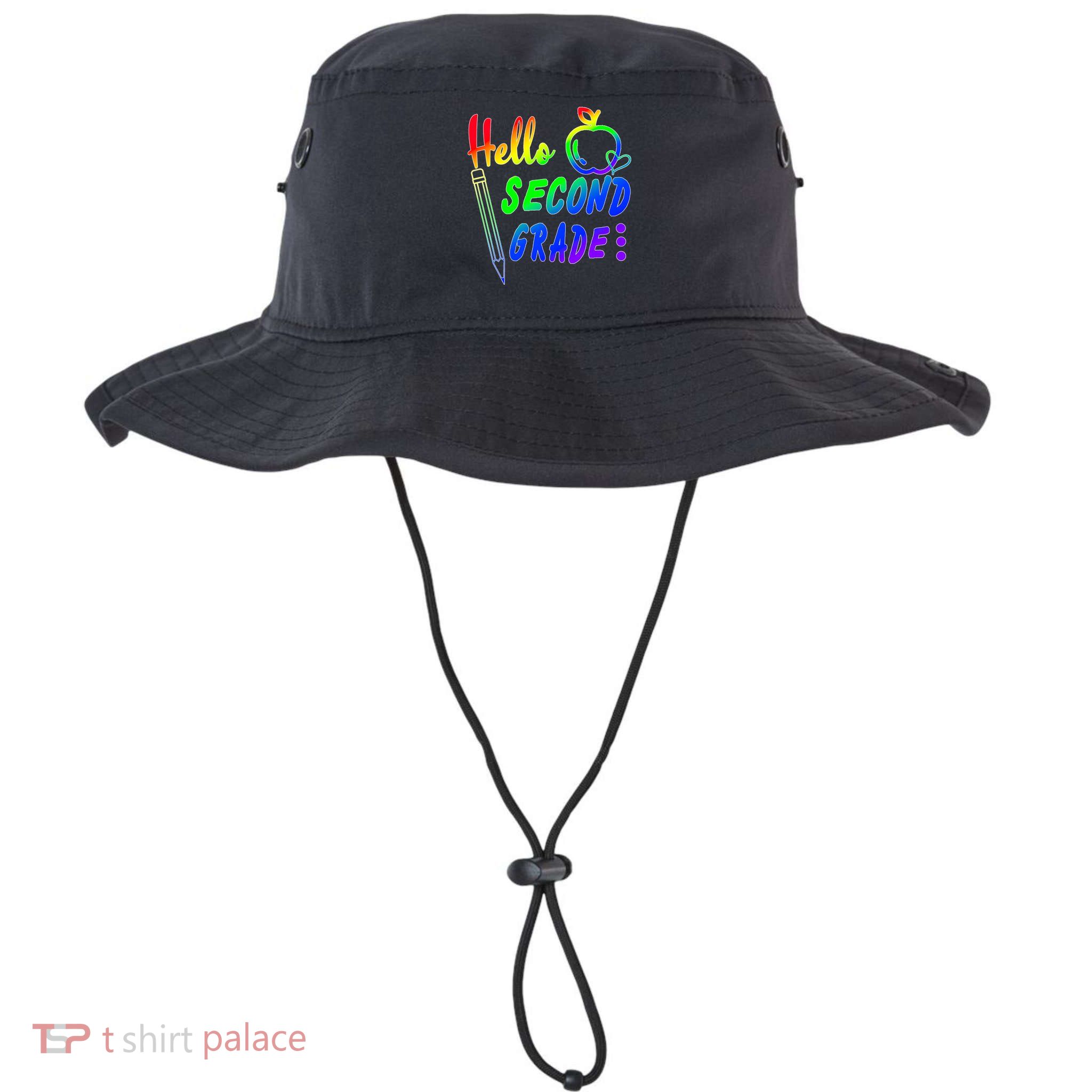 Colorful Hello Second Grade Bucket Hat