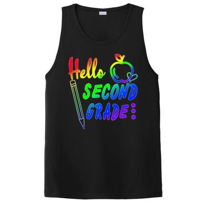 Colorful Hello Second Grade PosiCharge Competitor Tank