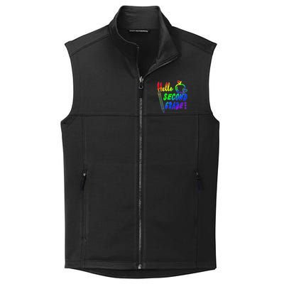 Colorful Hello Second Grade Collective Smooth Fleece Vest