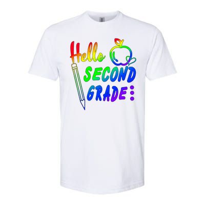 Colorful Hello Second Grade Softstyle CVC T-Shirt