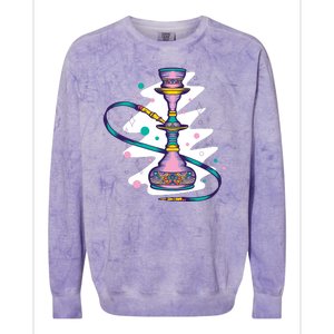 Colorful Hookah Colorblast Crewneck Sweatshirt