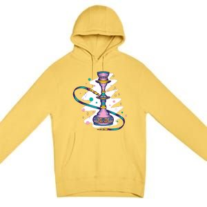 Colorful Hookah Premium Pullover Hoodie