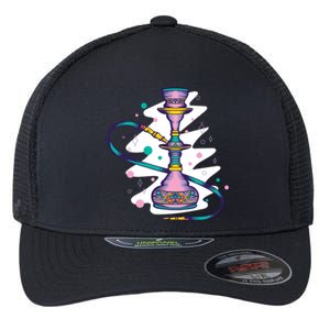 Colorful Hookah Flexfit Unipanel Trucker Cap