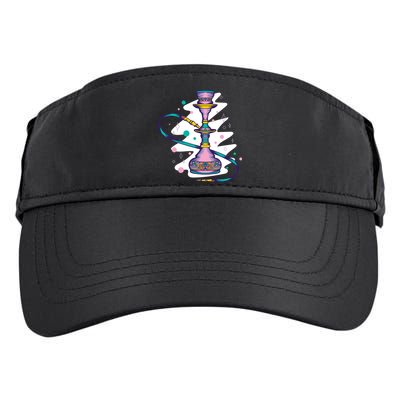 Colorful Hookah Adult Drive Performance Visor