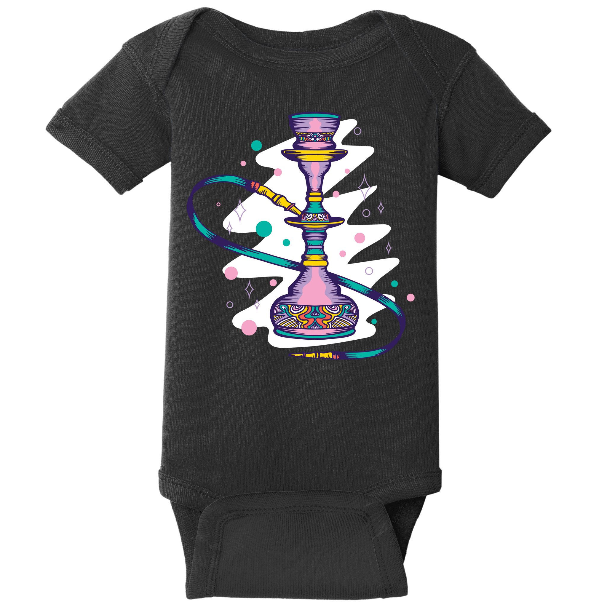Colorful Hookah Baby Bodysuit