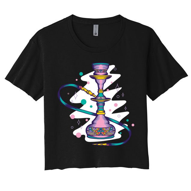 Colorful Hookah Crop Top