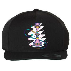 Colorful Hookah Wool Snapback Cap