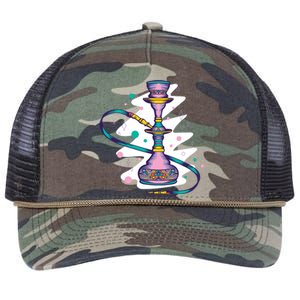 Colorful Hookah Retro Rope Trucker Hat Cap