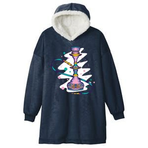 Colorful Hookah Hooded Wearable Blanket