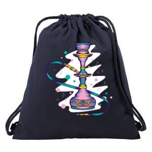 Colorful Hookah Drawstring Bag