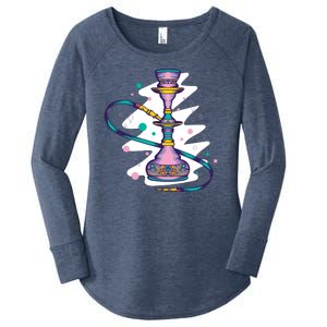 Colorful Hookah Women's Perfect Tri Tunic Long Sleeve Shirt