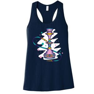 Colorful Hookah Women's Racerback Tank