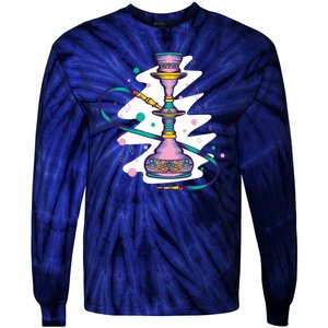 Colorful Hookah Tie-Dye Long Sleeve Shirt