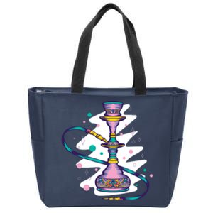 Colorful Hookah Zip Tote Bag