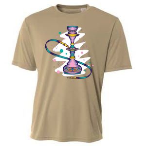 Colorful Hookah Cooling Performance Crew T-Shirt