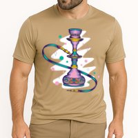 Colorful Hookah Cooling Performance Crew T-Shirt