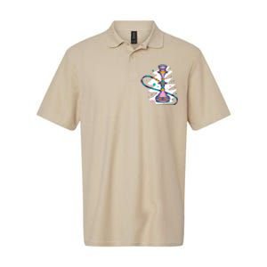 Colorful Hookah Softstyle Adult Sport Polo