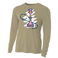 Colorful Hookah Cooling Performance Long Sleeve Crew