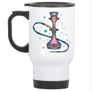 Colorful Hookah Stainless Steel Travel Mug