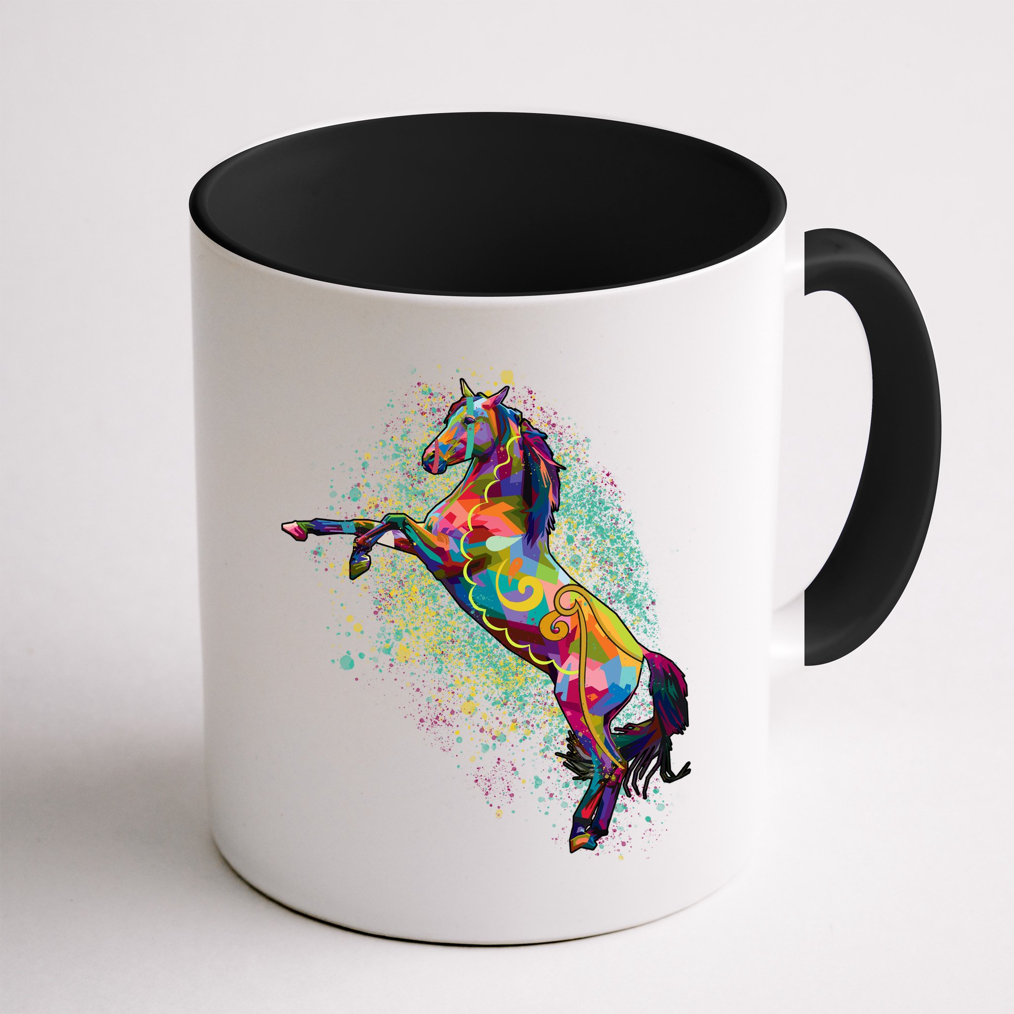 Colorful Horse Prancing Mug