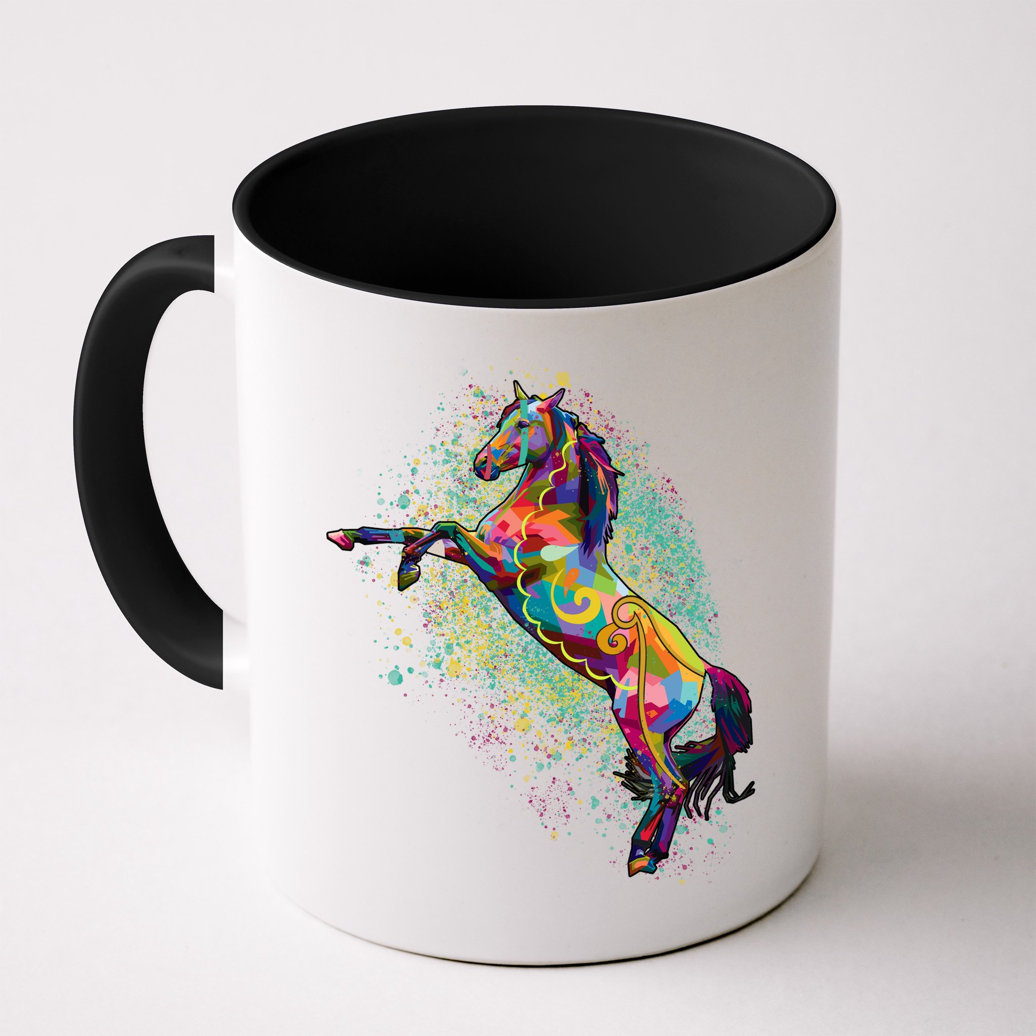 Colorful Horse Prancing Mug
