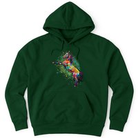 Colorful Horse Prancing Hoodie