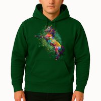 Colorful Horse Prancing Hoodie