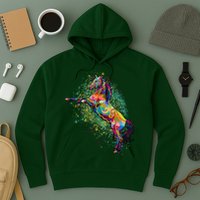 Colorful Horse Prancing Hoodie