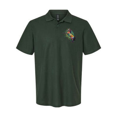 Colorful Horse Prancing Polo